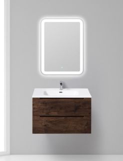 Тумба под раковину BelBagno подвесная 80x50см Rovere Moro ETNA-800-2C-SO-RW-P